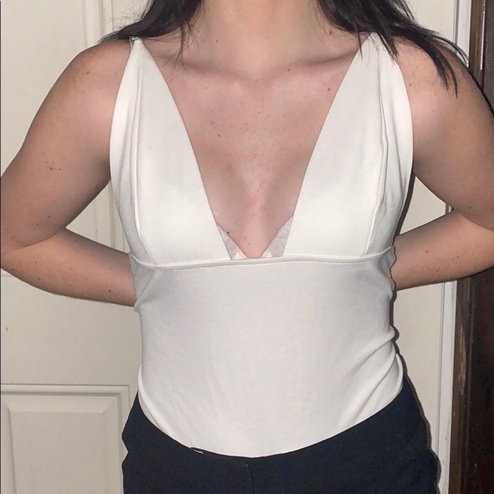 COPY - White Body Suit FREE PEOPLE